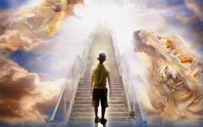 Boy on Stairway to Heaven
